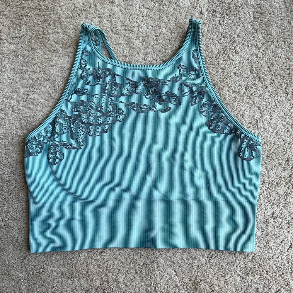 Athleta floral yoga top